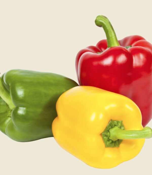 Fresh Green & Red Pepper