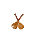 WOODEN SALAD  SPOON