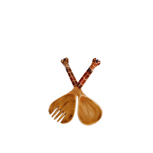 WOODEN SALAD  SPOON