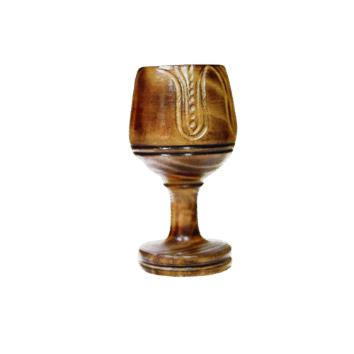 WOODEN WINE  GLASS