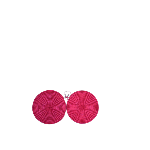 ROUND BIG EAR  RINGS (PAIR)