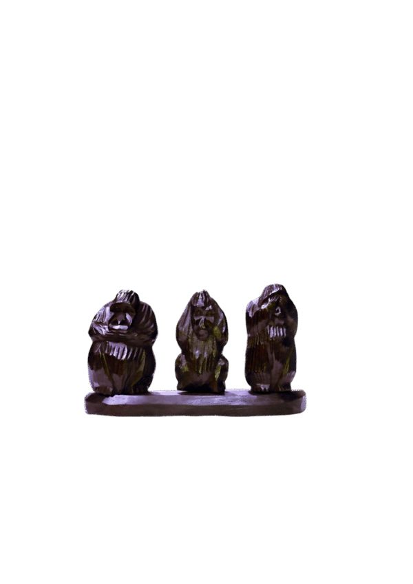 3-IN-1 GORILLAS  STATUE
